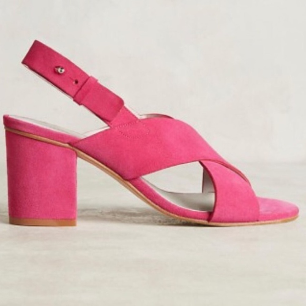 ISO: Anthro Mint & Rose Deia sandals in fuschia
